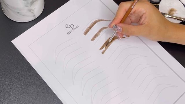 Нет моделей на брови. Упражнения для новичков бровистов. Как поставить руку. Елена Поль смотреть онлайн