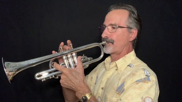 1975 E. Benge Long Model Large Bore Bb Cornet.  Made In Los Angeles, California.