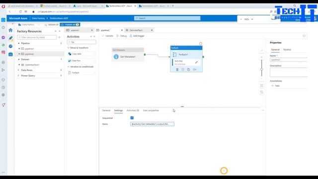 ForEach activity Detailed Demo in Azure Data Factory Azure Data Factory Tutorial 2021 смотреть онлайн