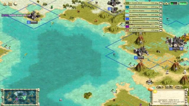 Modern Cton Tournament Game 4 Group Stage | Civ 3 смотреть онлайн