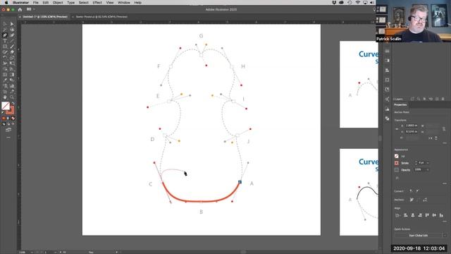 How to Draw Curvy Shapes with the Pen Tool in Adobe Illustrator смотреть онлайн