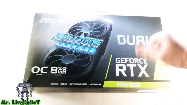 ASUS RTX 2060 SUPER NVIDIA 8GB GDDR6 GEFORCE EVO OC | РАСПАКОВКА И ОБЗОР ВИДЕОКАРТЫ смотреть онлайн