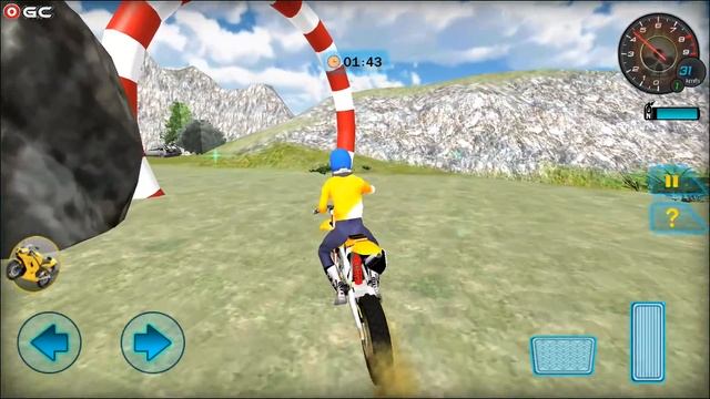 Offroad Moto Hill Bike Racing Game 3D - Moto Stunts Racer - Android gameplay FHD смотреть онлайн