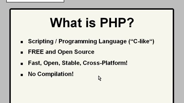 What is PHP смотреть онлайн