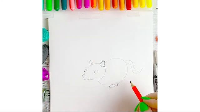 Как нарисовать Крысу из Адопт Ми Роблокс Петы в адопт ми Рисунок легко мило Adopt Me Roblox смотреть онлайн