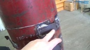 Супер дешевая печка в гараж из газового баллона [gas cylinder oven].