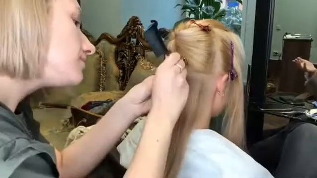 Ленточное наращивание волос СПб смотреть онлайн