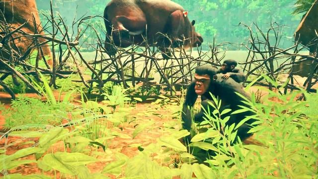 White Rhinoceros Glitches On The Branch Barrier |Ep27 смотреть онлайн