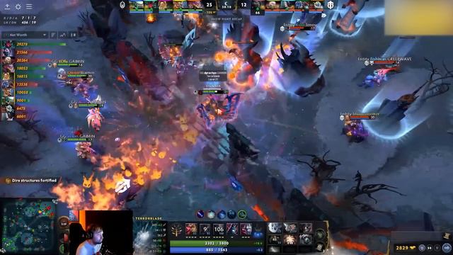 НС СМОТРИТ КРУТУЮ ЗАРУБУ ДУРАЧЬЕ ПРОТИВ ТОП 1 ММР ЕВРОПЫ! GAIMIN GLADIATORS vs ENTITY DOTA 2 смотреть онлайн