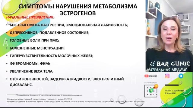 Как проявляется эстрогенодоминирование? смотреть онлайн