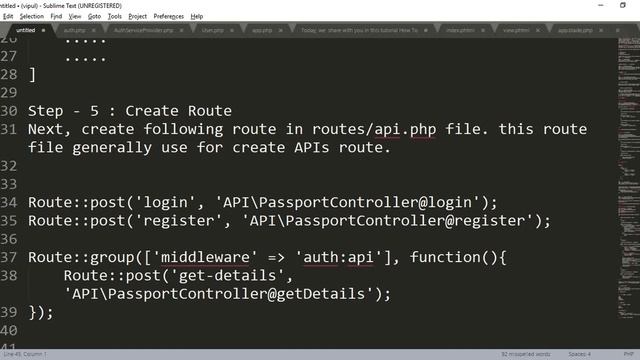 How to integrate Passport in Laravel 5.5 Rest API - 03 смотреть онлайн