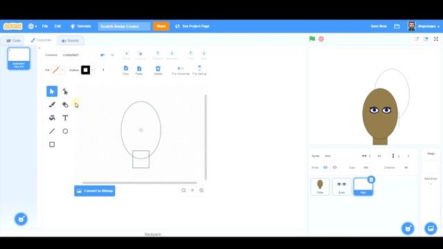How to make an AVATAR CREATOR ?♂️ | Create your own avatars - Scratch 3.0 Tutorial #ScratchMonth смотреть онлайн