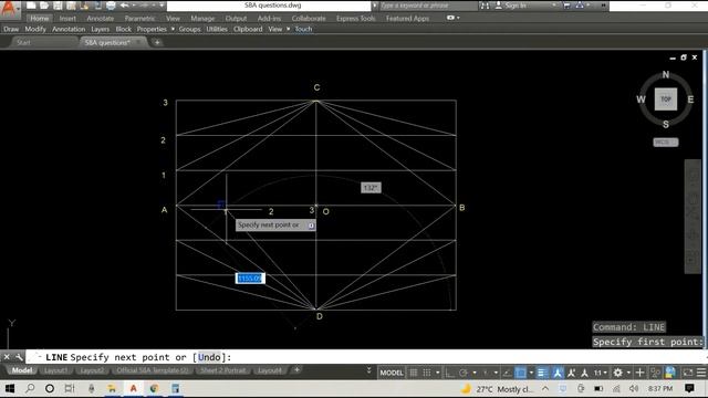 AutoCad Tutorial: How to Construct an Ellipse Using the Rectangular Method смотреть онлайн