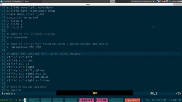 keynav - A Keyboard-Driven Mouse Cursor Mover - Linux GUI