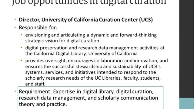 Faculty Speakers: What is Digital Curation and Why Should We Care? смотреть онлайн
