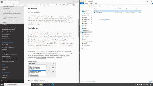 Using Python functions from Excel with xlwings смотреть онлайн