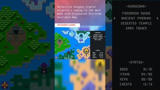 Upcoming Pixel Art Games iOS - Pre-order Knightin + смотреть онлайн