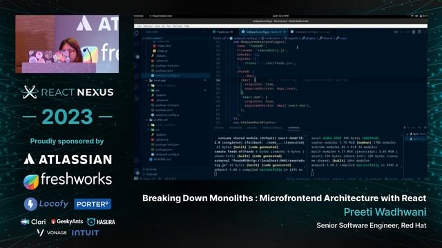 Breaking Down Monoliths: Microfrontend Architecture with React by Preeti Wadhwani смотреть онлайн