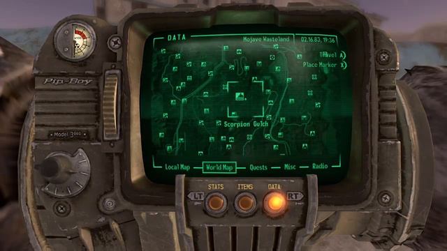 Fallout New Vegas Moon Sky Nightime смотреть онлайн