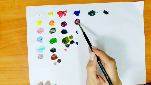 Как смешивать акриловые краски смотреть онлайн