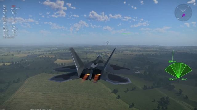 F-22 Raptor In Game - User Mission - War Thunder смотреть онлайн