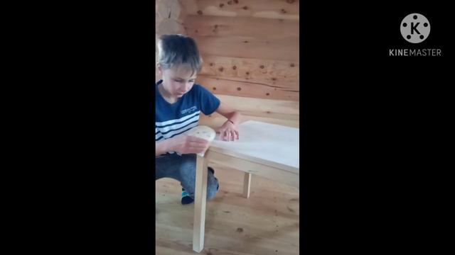 Влог. Первый день каникул! Реставрируем детский столик. смотреть онлайн