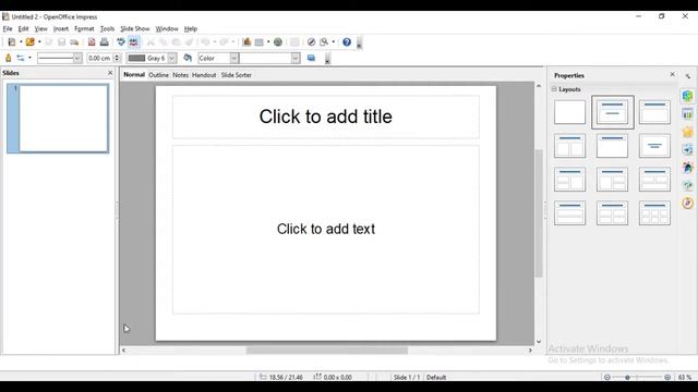Show or Hide Toolbars using OpenOffice Impress Beginner Tutorial in Tamil! смотреть онлайн