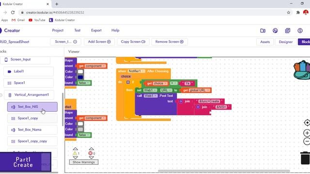 1. CRUD SpreadSheet (Create) - Kodular | MIT App Inventor | Appybuilder | Thunkable смотреть онлайн