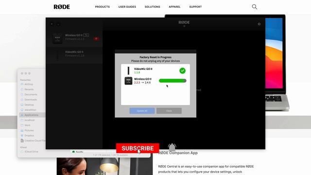 How To Update Firmware on Rode Wireless Go 2 Microphones | How to Use Audio Backup in Rode Central смотреть онлайн