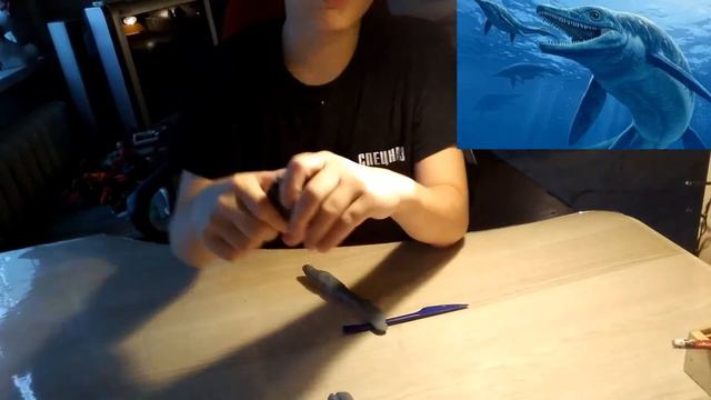 как слепить мозазавра