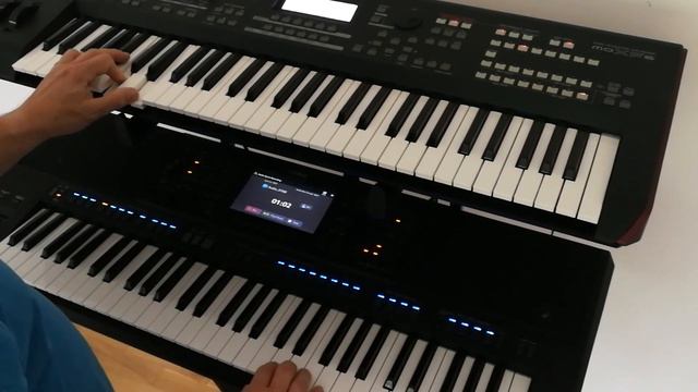 Harmony - Meditation Music on the Yamaha moXF6 synthesizer and PSR-SX700 keyboard смотреть онлайн