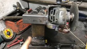 Отрезной станок из 230 ушм с протяжкой своими руками