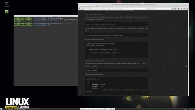 How to create a runnable JAR file with Gradle by Johnathan Mark Smith смотреть онлайн