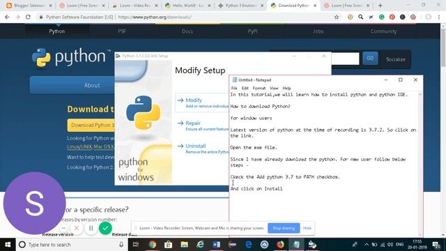 #1 How to Install Python on windows 10 смотреть онлайн