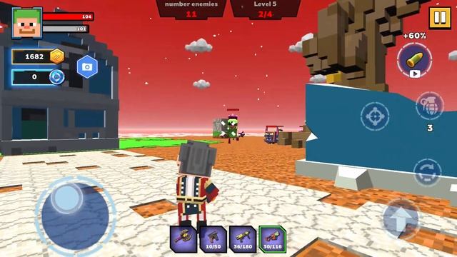 Fire Craft: 3D Pixel World - Gameplay Walkthrough Part 1 Campaign (Android, iOS) смотреть онлайн