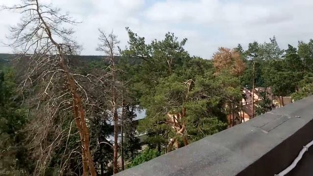 Вигляд з тераси пентхауса серед приватного сектору. Ірпінь смотреть онлайн