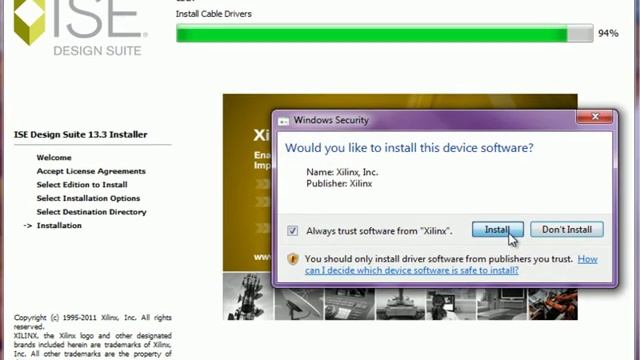 Xilinx 13 Installation смотреть онлайн