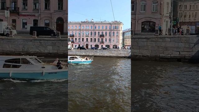 Прогулки по рекам и каналам#санктпетербург #путешествия #Фонтанка смотреть онлайн