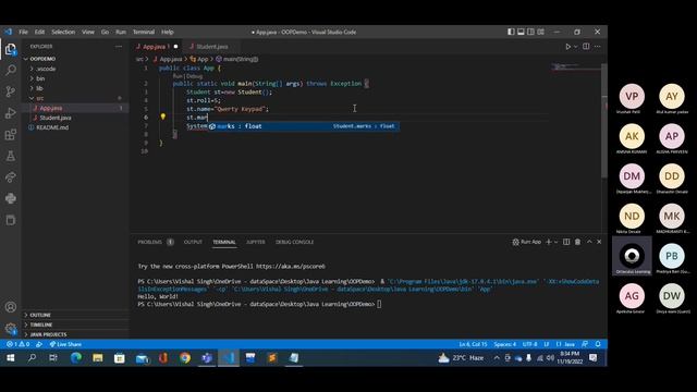 Class and Object in Java (Practical) смотреть онлайн
