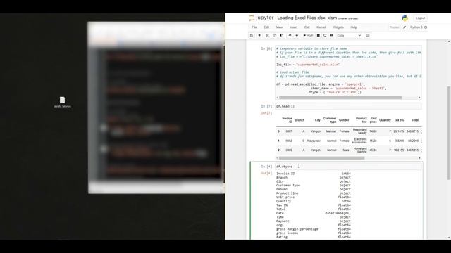 Python Pandas - Load/read an Excel file using read_excel смотреть онлайн