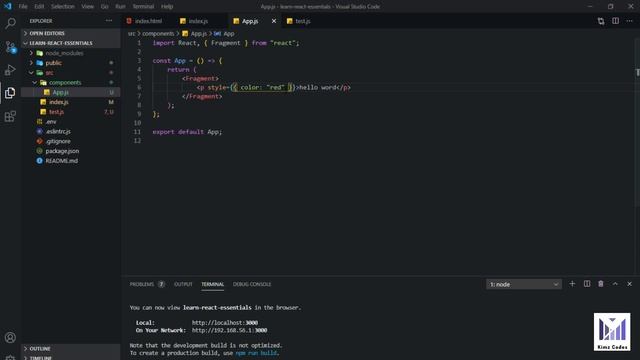 ReactJS JSX rule Part 3 - The Inline Styles [شرح الرياكت] смотреть онлайн
