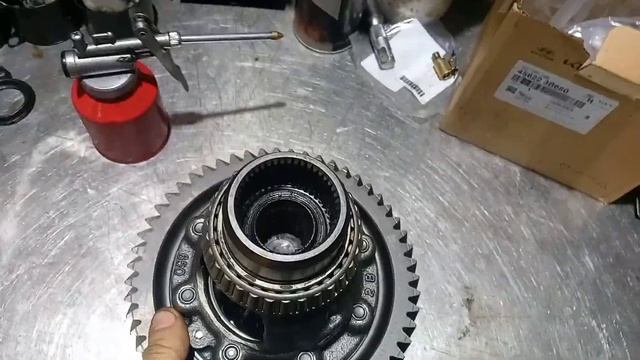 не работает полный привод Hyundai ix35 kia Sportage ремонт чашки дифференциала и углового редуктора смотреть онлайн