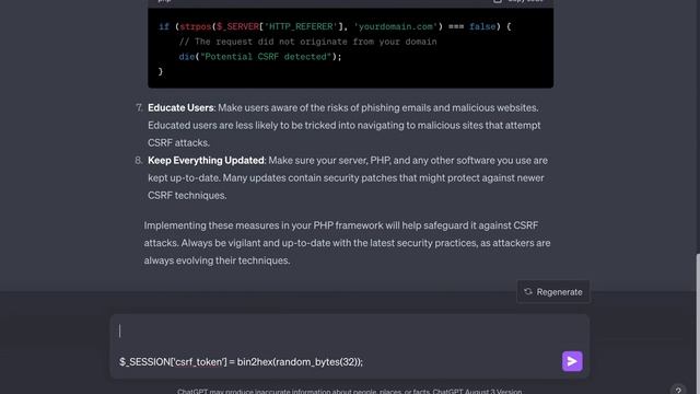 CSRF Prevention in PHP using ChatGPT (Part 1) смотреть онлайн