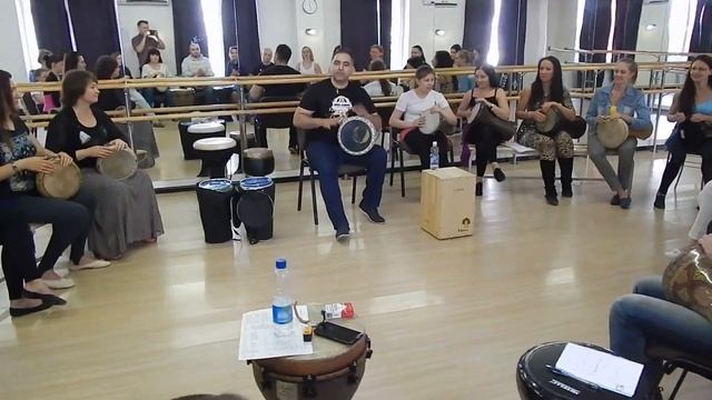 Оссама Шахин Мастер класс по игре на табла дарбука в Челябинске Dance House (видео 1) смотреть онлайн