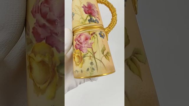 Старинный кувшин от Королевской мануфактуры "Royal Worcester", Англия, 1896 г. Художник Edward Raby смотреть онлайн