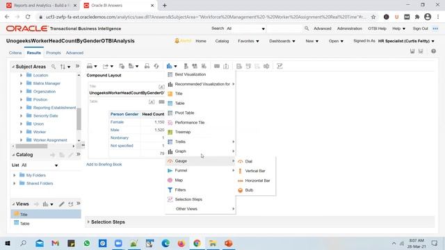 Oracle Fusion Technical Training | Oracle Fusion Technical Tutorials | Create OTBI Summary Report смотреть онлайн