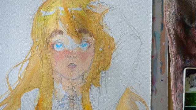 Watercolor [#94] Tsumugi Kotobuki смотреть онлайн