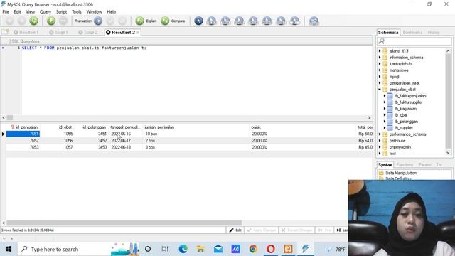 Basis Data terdistribusi,menggunakan MySQL Query Browser, Data Pejualan Obat Di Apotek смотреть онлайн