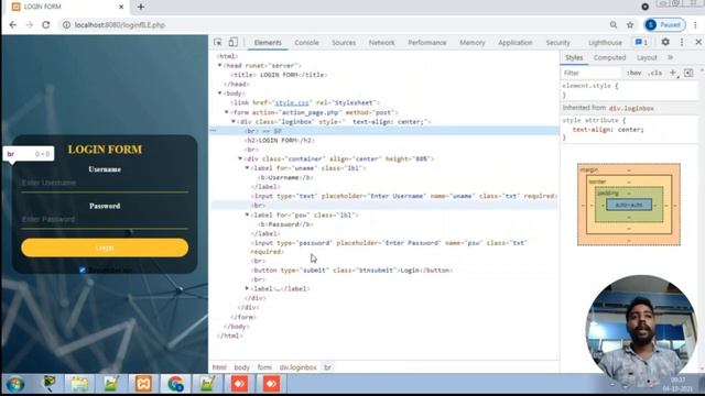 How To Make Login Form Using PHP and HTML Code смотреть онлайн