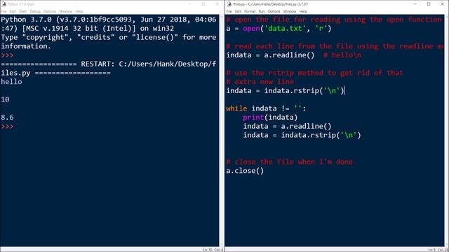Python Programming Tutorial: Text Files смотреть онлайн